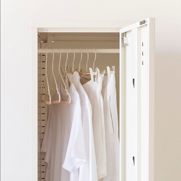 Adult Coated Wire Top Hangers Set of 10 (Chalk)