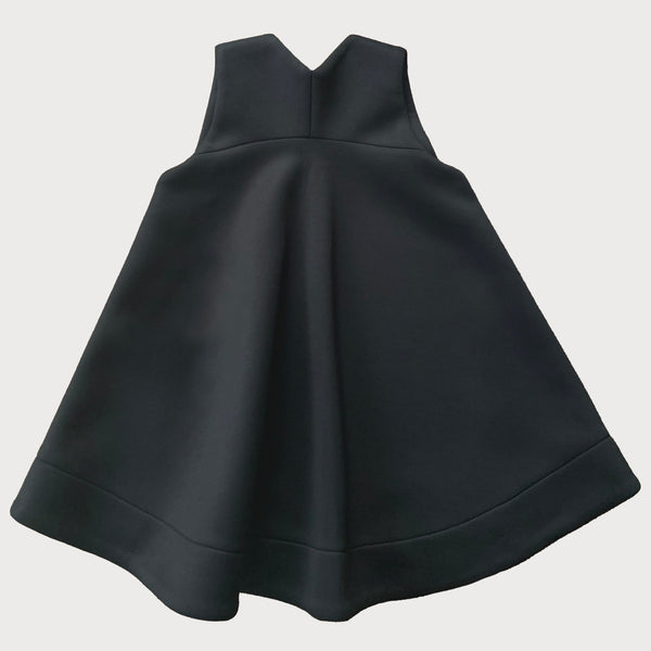 Avery Scuba Black Tunic Dress