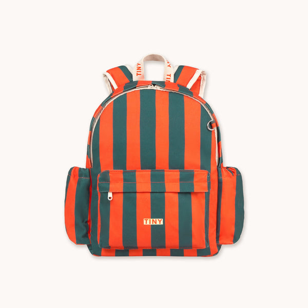 Red-Blue Stripes Backpack