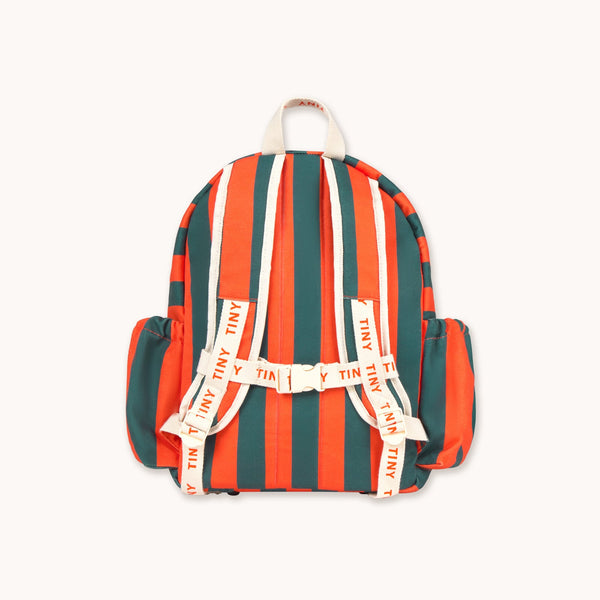 Red-Blue Stripes Backpack