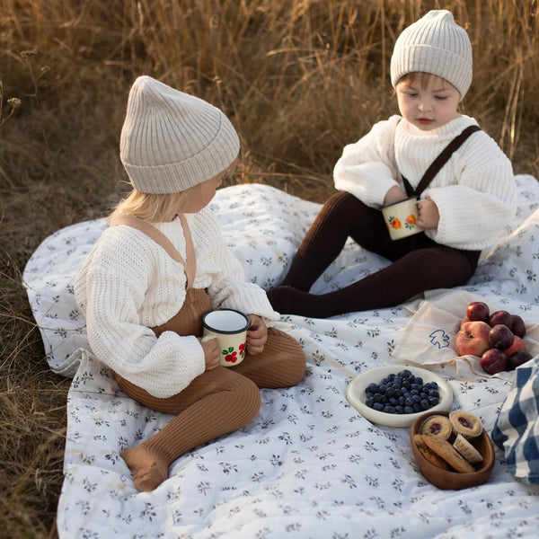 Silly Silas Unisex Woollen Tights with Braces (Cappuccino)