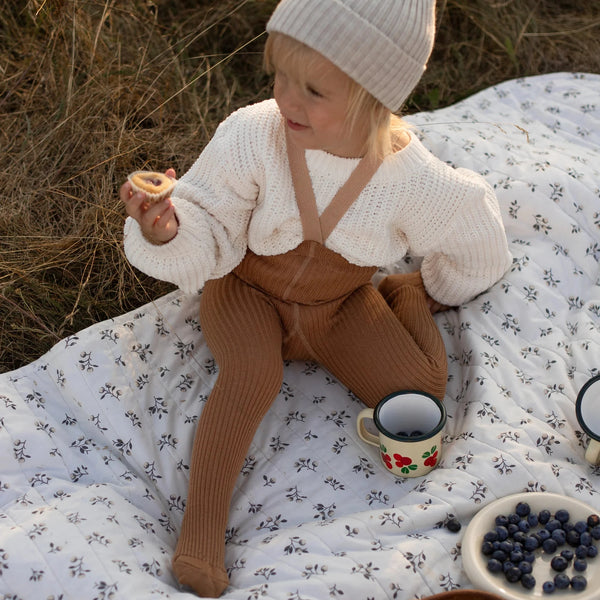 Silly Silas Unisex Woollen Tights with Braces (Cappuccino)