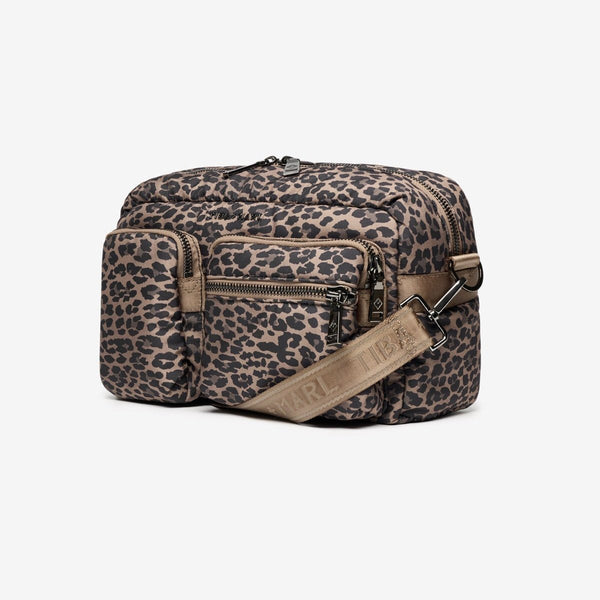 Axel Cross-Body Changing Bag Buggy Organiser (Brown Tonal Leopard)
