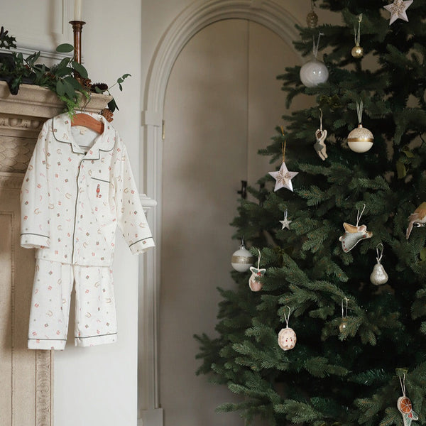 Organic Cotton Flannel Christmas Pyjamas (Nutcracker)