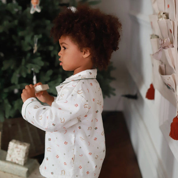 Organic Cotton Flannel Christmas Pyjamas (Nutcracker)