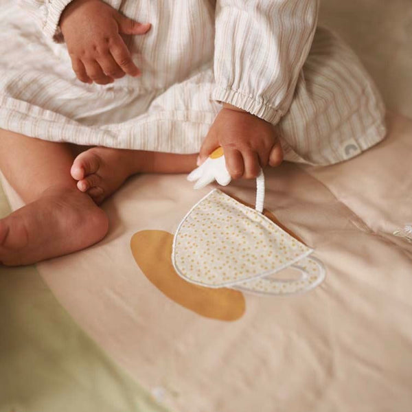 Organic Cotton Sensory Activity Playmat (Chamomile)