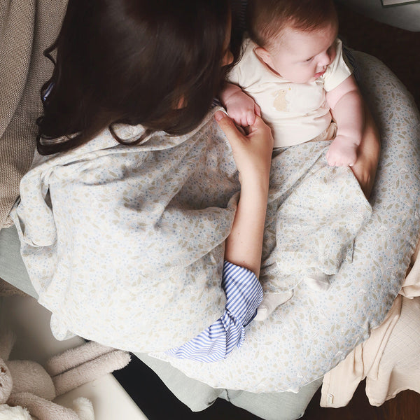 Organic Cotton Nursing Pillow (Nature Trail)