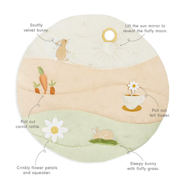 Organic Cotton Sensory Activity Playmat (Chamomile)