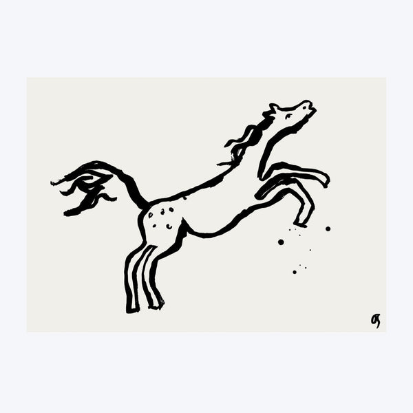 After the Rain Horse Art Print