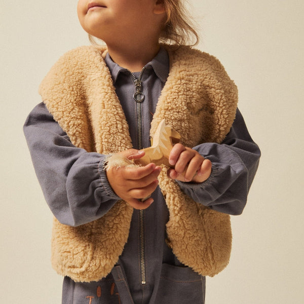 Alma Borg Teddy Gilet (Sand)