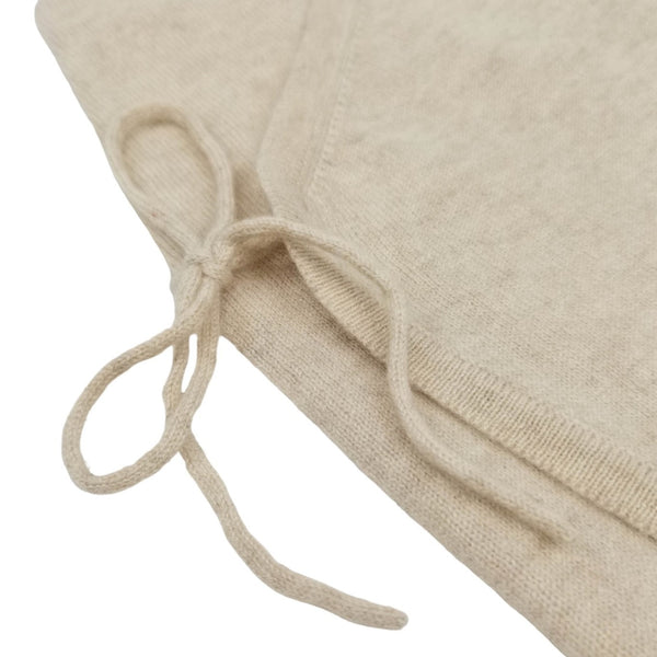 Maxim Premium Cashmere Baby Swaddle (Apricot Beige)