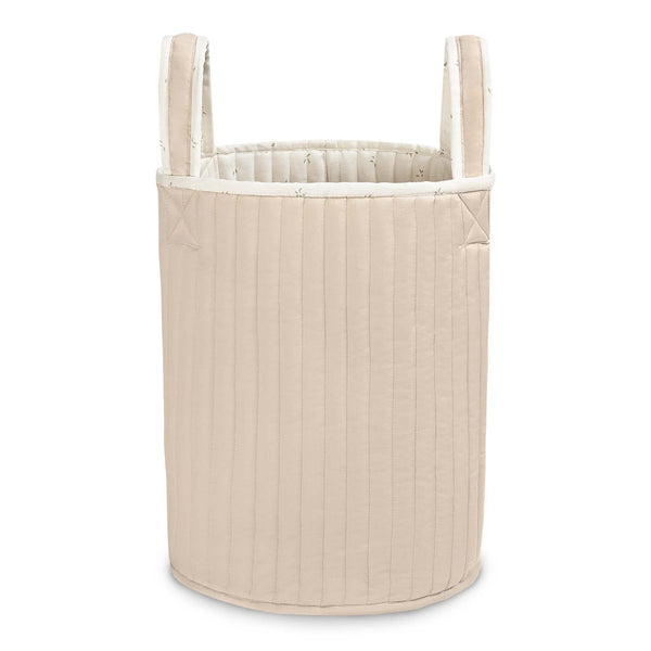Large Quilted Reversible Storage Basket (Nettle Scatter / Birch)