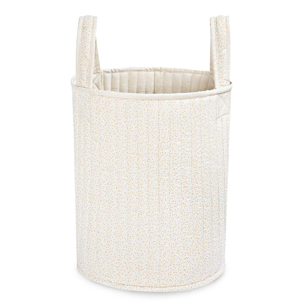 Large Quilted Reversible Storage Basket (Wild Chamomile / Daisy Meadow)