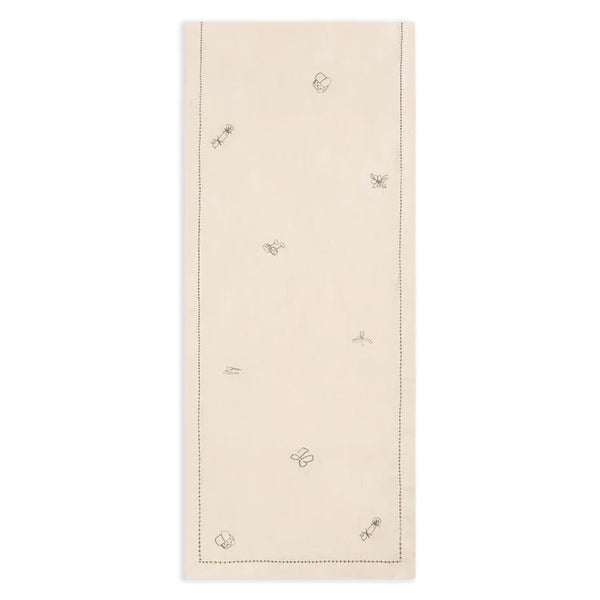 Linen Christmas Table Runner (Natural)