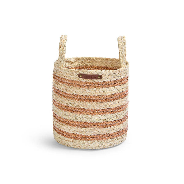 Maize Stripe Storage Basket Set of 3 (Natural)