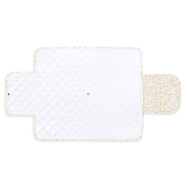 Cotton Travel Baby Changing Mat (Wildflower Garden)