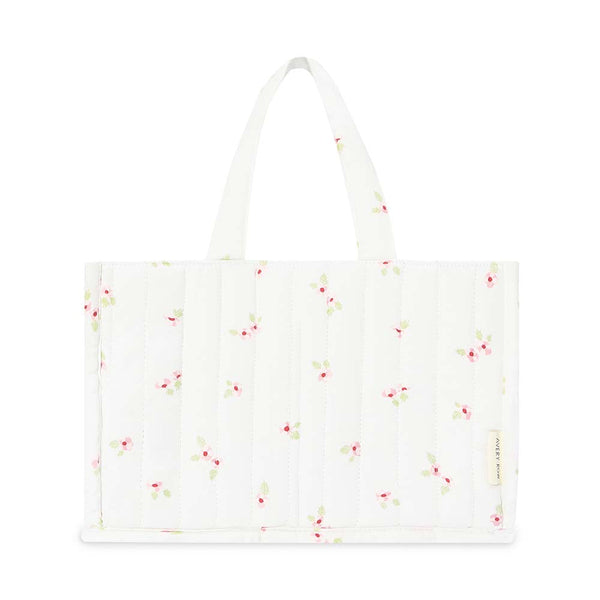 Quilted Nappy Caddy Organiser (Anemone)