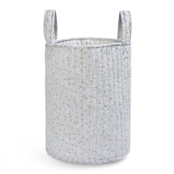 Large Quilted Reversible Storage Basket (Nature Trail / Stripe)