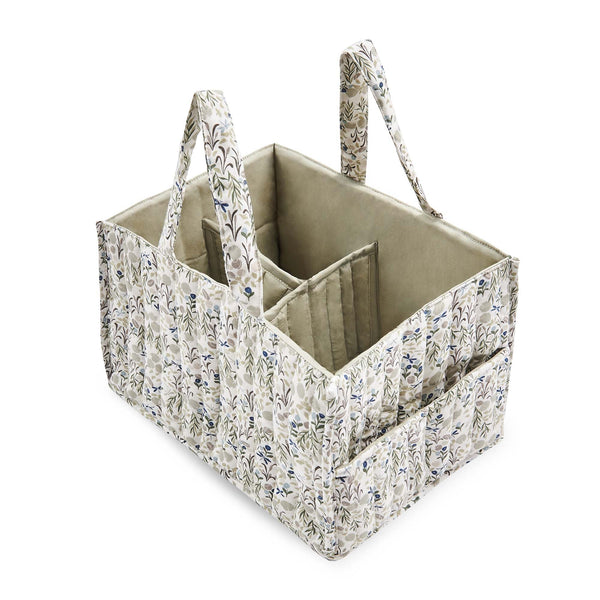 Quilted Nappy Baby Organiser Caddy (Riverbank)