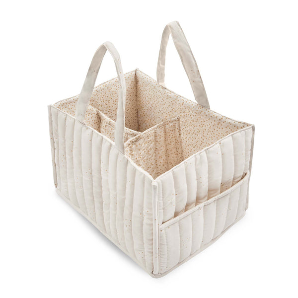 Quilted Nappy Baby Organiser Caddy (Wild Chamomile)