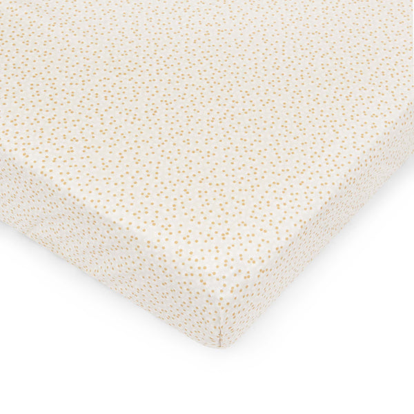 Organic Cotbed Fitted Sheet (Daisy Meadow)