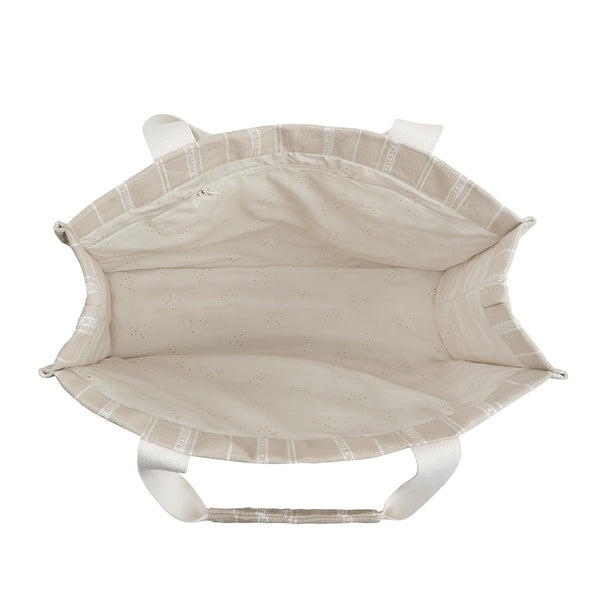 Woven Stripe Bag (Natural)