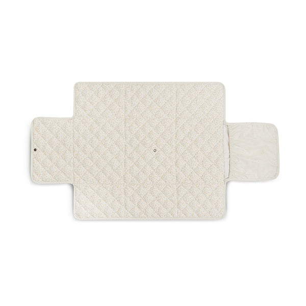 Cotton Travel Baby Changing Mat (Wild Chamomile)