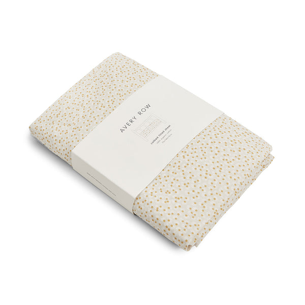 Organic Cotbed Fitted Sheet (Daisy Meadow)