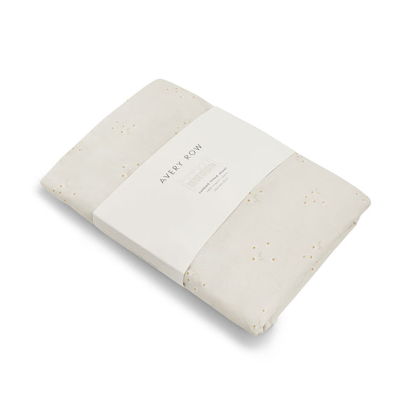 Organic Cotbed Fitted Sheet (Wild Chamomile)