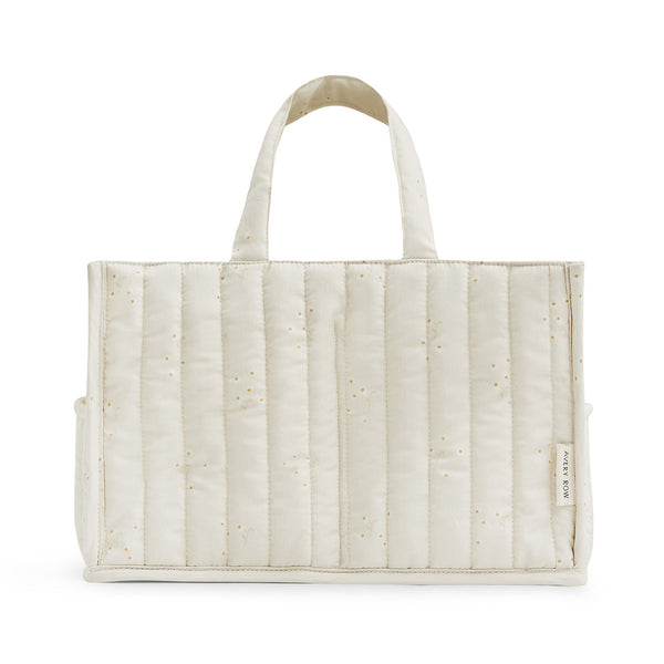 Quilted Nappy Caddy Organiser (Wild Chamomile)