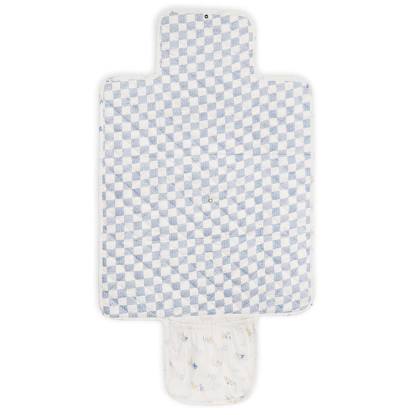 Cotton Travel Baby Changing Mat (Coastline)