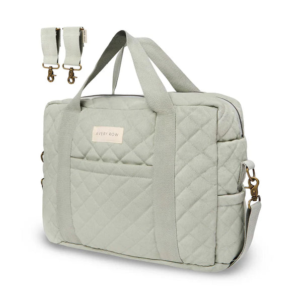 Baby Changing Bag with Pram Clips (Sage)