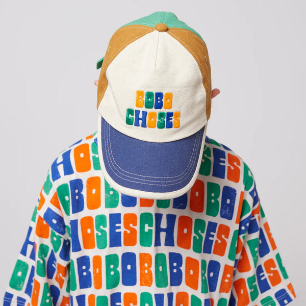 Bobo Choses Logo Colour Block Cap (Multicolour)