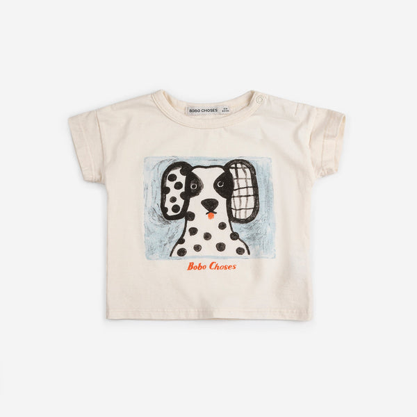 Van Dog Face Cotton T-shirt (White)