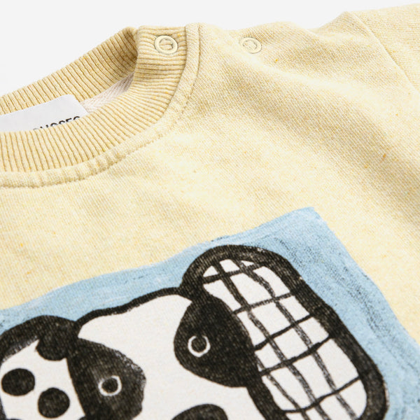 Van Dog Face Cotton Jumper (Yellow)