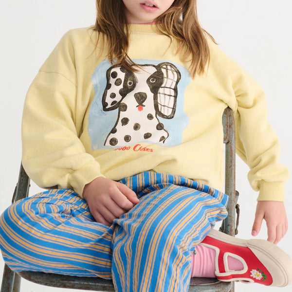 Van Dog Face Cotton Jumper (Yellow)