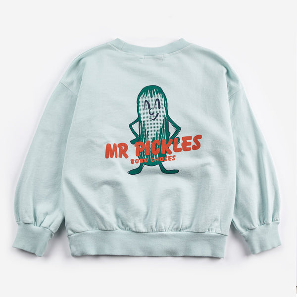 Mr Pickles Cotton Sweatshirt (Light Blue)
