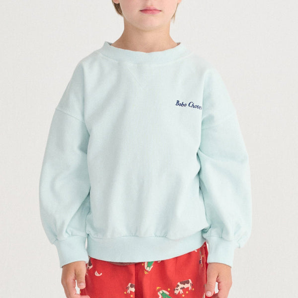 Mr Pickles Cotton Sweatshirt (Light Blue)