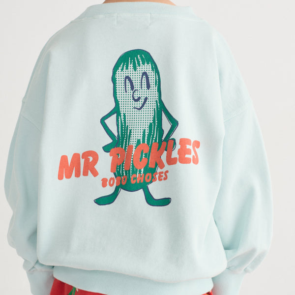 Mr Pickles Cotton Sweatshirt (Light Blue)