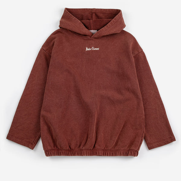 Bobo Choses Cotton Hoodie (Brown)