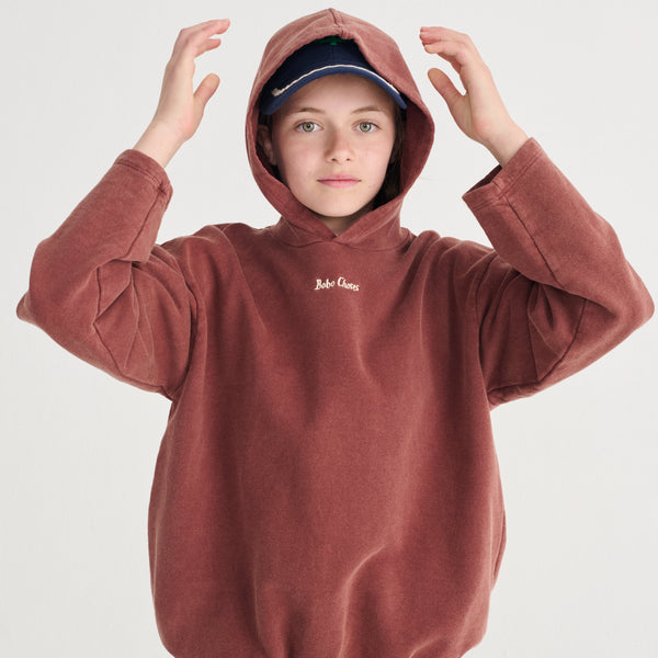Bobo Choses Cotton Hoodie (Brown)