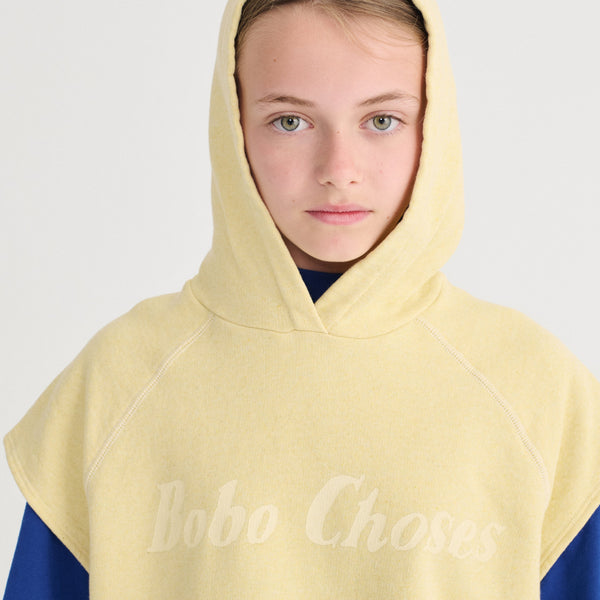 Bobo Choses Sleeveless Cotton Hoodie (Yellow)