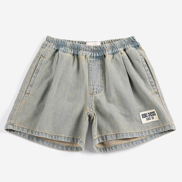 Bobo Choses Since 09 Denim Bermuda Shorts (Prussian Blue)