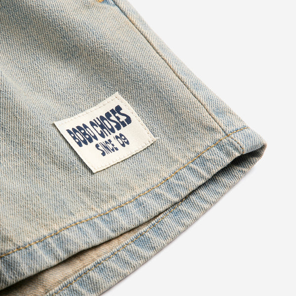Bobo Choses Since 09 Denim Bermuda Shorts (Prussian Blue)