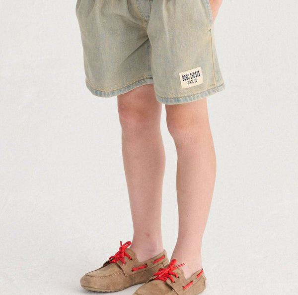 Bobo Choses Since 09 Denim Bermuda Shorts (Prussian Blue)