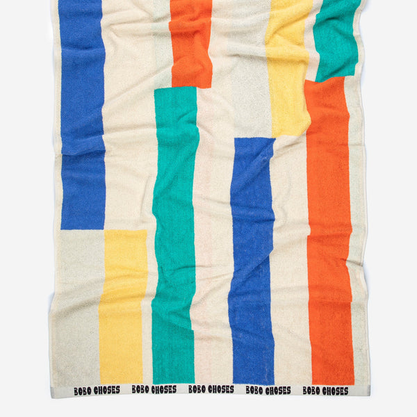 Bobo Choses Colour Block Cotton Beach Towel
