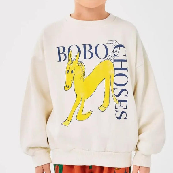 Wonder Horse sweatshirt (White)