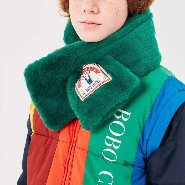 B.C Furry Neck Warmer (Green)