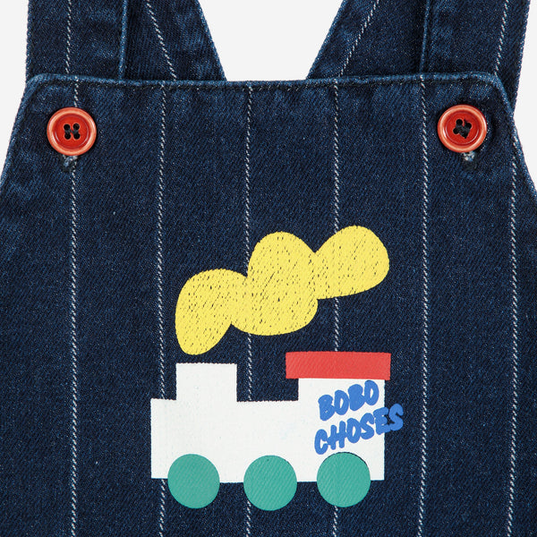 Bobo Choo Choo Denim Baby Dungarees