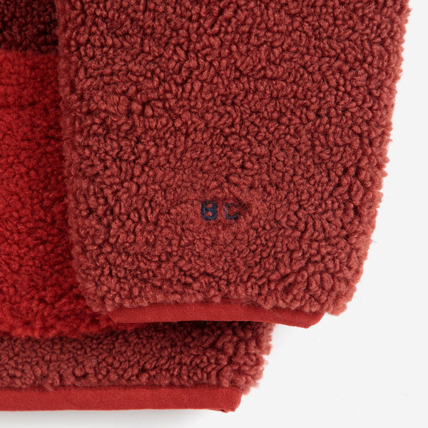 La Oca All Over Print Reversible Baby Sheepskin Jacket